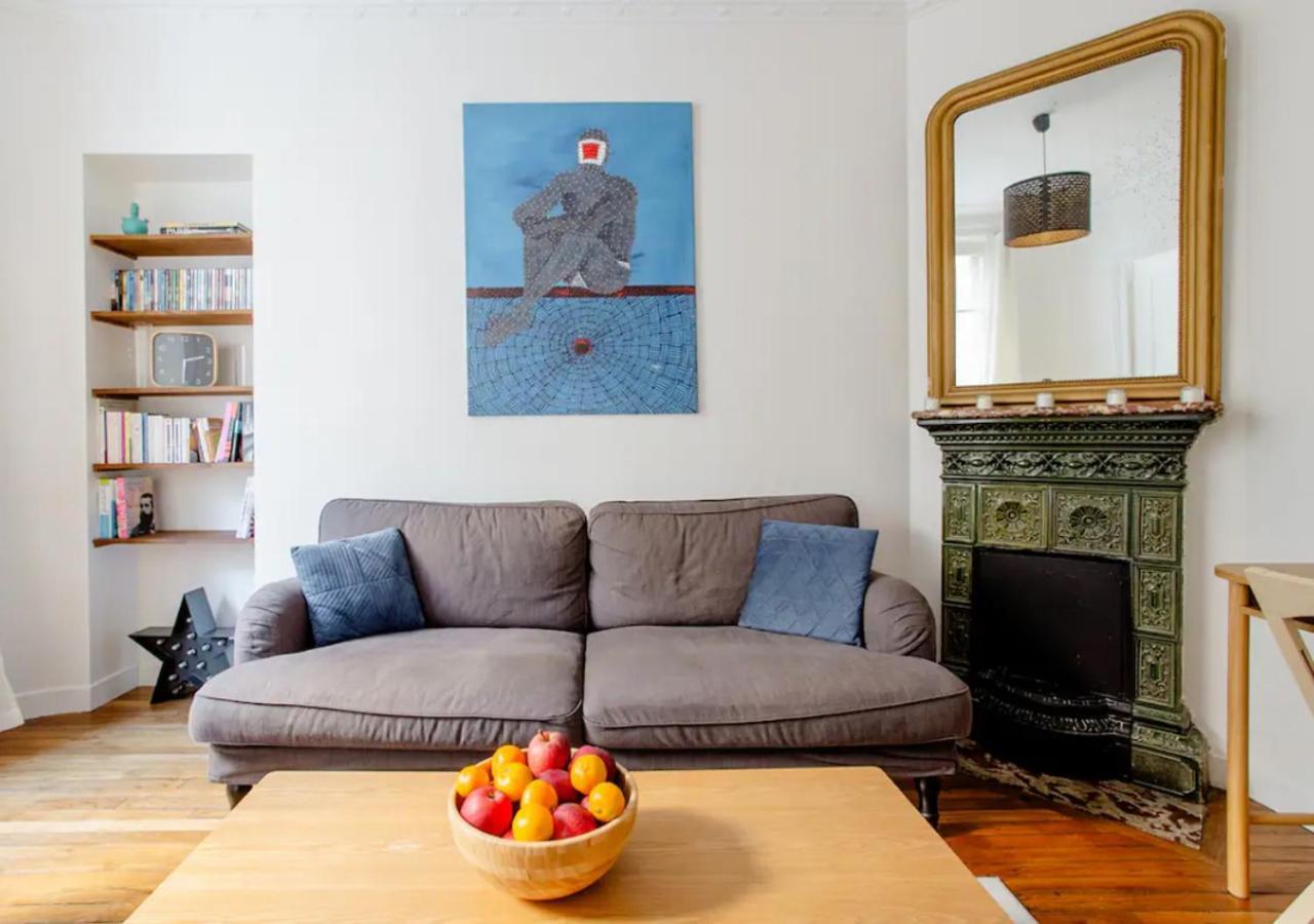 Charmant Appartement Pres Du Pere Lachaise Paris Exterior foto