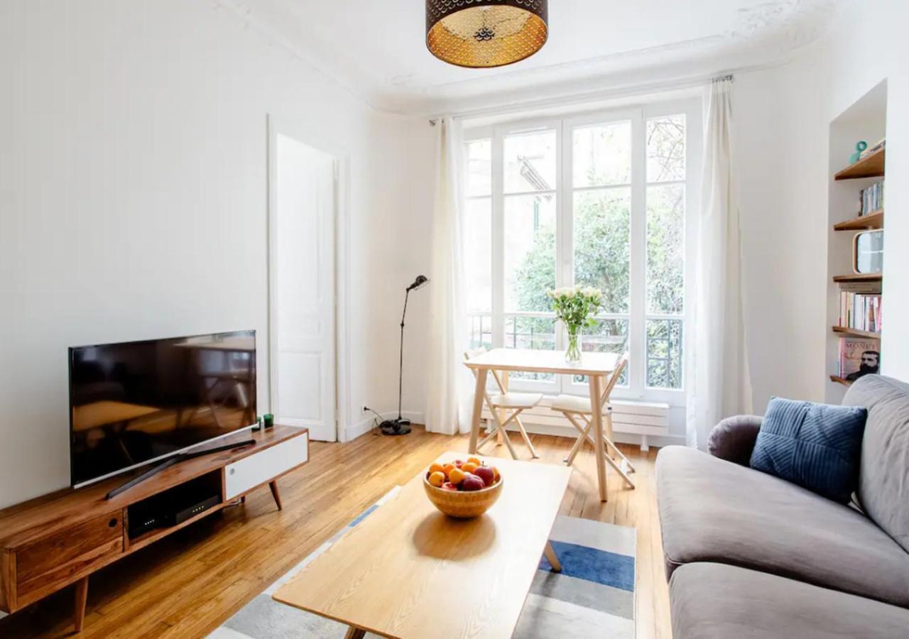 Charmant Appartement Pres Du Pere Lachaise Paris Exterior foto